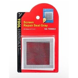 Screen Repair 2 Pack 3.5" x 3.5" Gray Screen Repair Patches NEW